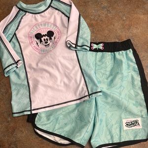 Boys Mickey Mouse Swim Set, New without Tags, Size 7/8